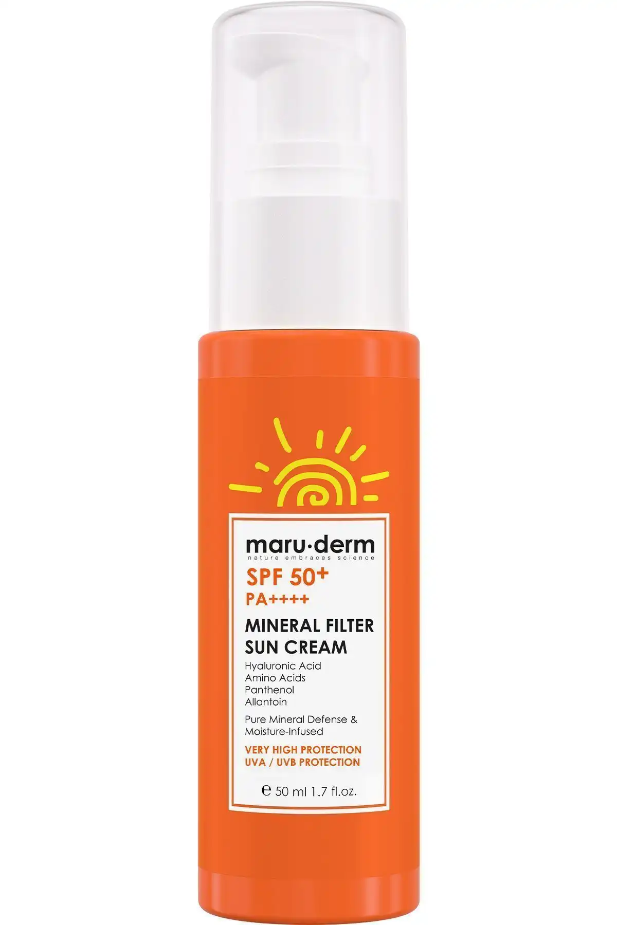 SPF 50+ Mineral Güneş Kremi - Hassas Ciltler İçin Güvenli Koruma