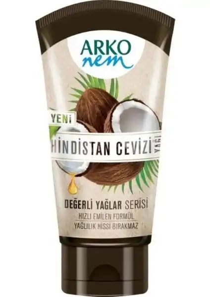 Arko Hindistan Cevizi Yağlı Krem: Doğal ve Etkili Nemlendirme Çözümü