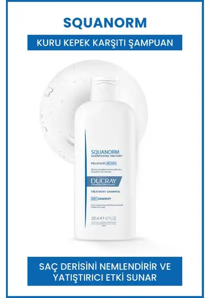 Ducray Squanorm Yağlı Kepek Şampuanı: Saç Derisini Rahatlatan ve Kepeği Azaltan Dermatolojik Çözüm
