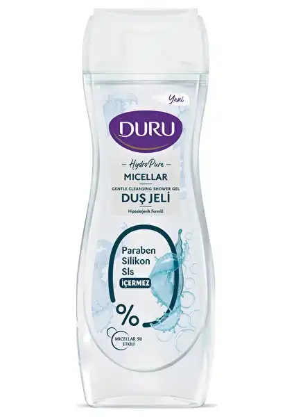 Duru Hydro Pure Micellar Duş Jeli: Hassas Ciltler İçin Güvenli ve Etkili Temizlik Ürünü