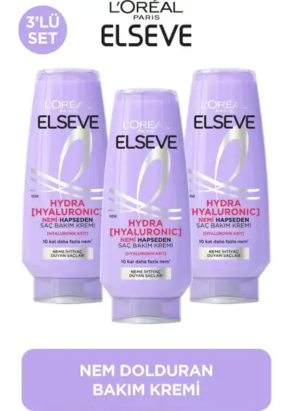 Elseve Hydra Hyaluronik Nem Dolduran Saç Kremi: Derinlemesine Nem ve Parlaklık Sağlayan Ürün