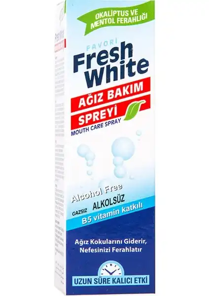 Fresh White Ağız Kokusu Giderici ve Önleyici Sprey İncelemesi ve Kullanıcı Yorumları