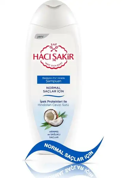 Hacı Şakir 2 In 1 Hindistan Cevizli Şampuan: Doğal ve Çok Yönlü Saç Bakım Ürünü