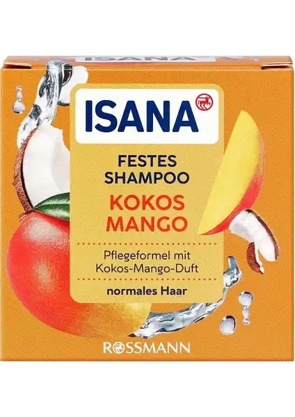 İsana Hindistan Cevizi ve Mango Kokulu Katı Şampuan ile Doğal Saç Bakımı