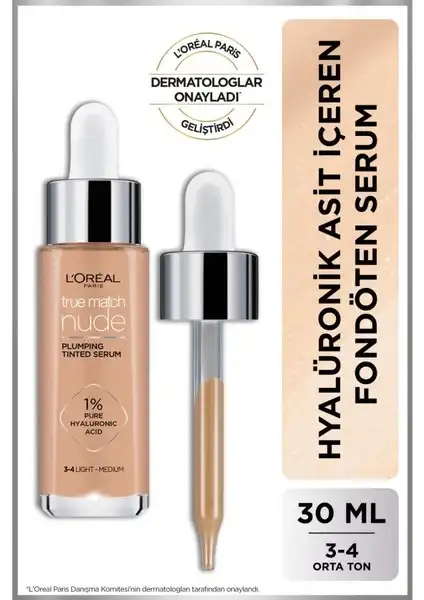 L'Oréal Paris True Match Nude Serum Fondöten: Doğal ve Hafif Makyaj İçin Yenilikçi Çözüm