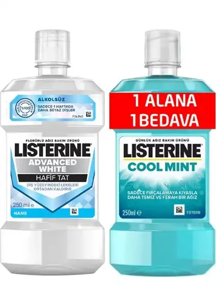 Listerine 2li Advance White ve Mint Ağız Gargarası Ürünü Hakkında Detaylar ve Kullanım Yöntemleri