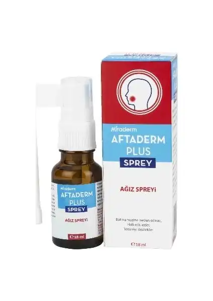 Miraderm Aftaderm Plus Sprey: Ağız İçi Rahatsızlıklar İçin Güvenilir Çözüm