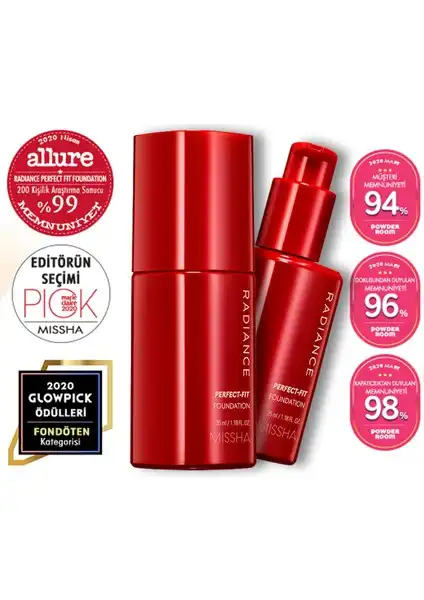 MISSHA Radiance Perfect Fit Fondöten: Uzun Süre Kalıcı ve Doğal Görünüm Sağlayan Mükemmel Seçenek