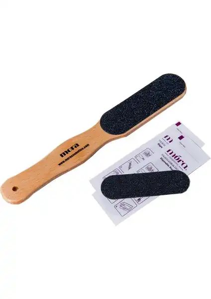 Mora Ahşap Topuk Törpüsü ve Pedikür Setiyle Sağlıklı ve Estetik Ayak Bakımı