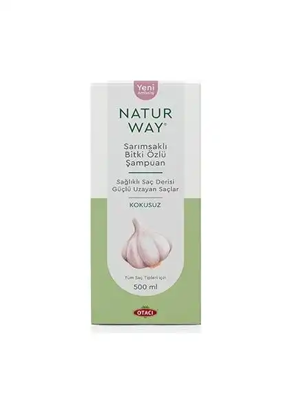 Otacı Naturway Sarımsaklı Kokusuz Şampuan 500 ml - Doğal ve Güçlendirici Saç Bakımı