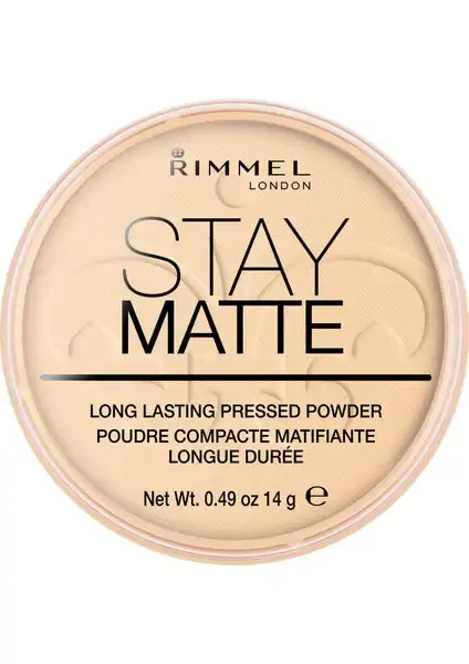 Rimmel London Stay Matte Pressed Powder: Günlük Mat ve Doğal Görünüm Sağlayan Pudra
