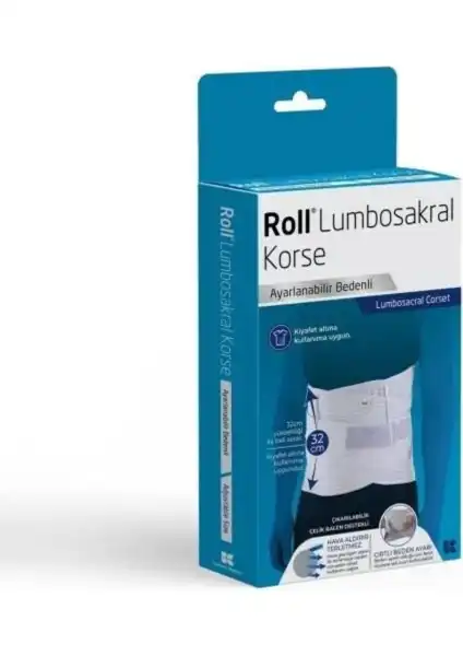 Roll Lumbosakral Çelik Balenli Bel Korsesi: Sağlıklı ve Konforlu Bel Desteği Çözümü