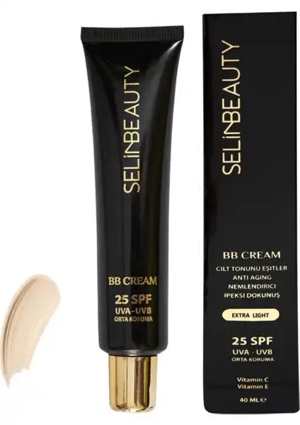 Selin Beauty BB Krem Extra Light Doğal Görünüm ve Güneş Koruma Özelliğiyle Günlük Kullanım İçin