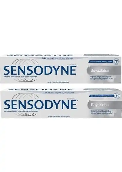 Sensodyne Diş Macunu 75 Ml 2 Adet - Güçlü ve Güvenilir Günlük Ağız Bakımı Ürünü