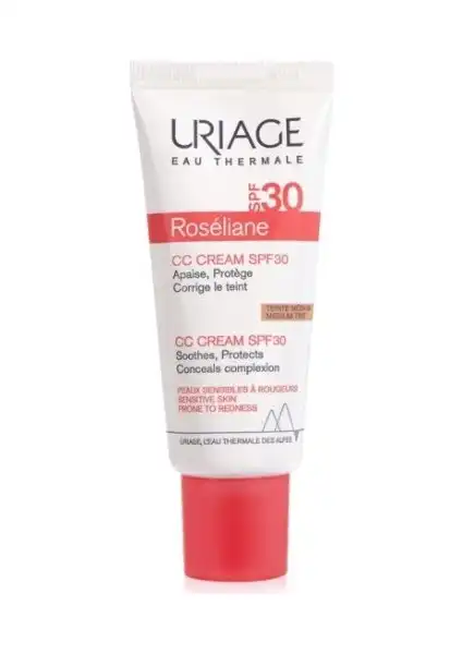 Urıage Roseliane CC Krem SPF30 Hassas Ciltler İçin Günlük Koruma ve Kusur Gizleme Ürünü