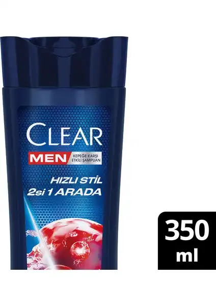 Clear Men Hızlı Stil 2si 1 Arada Kepeğe Karşı Etkili Şampuan İncelemesi