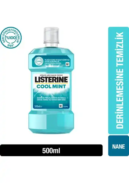 Listerine Cool Mint Ağız Bakım Suyu: Güçlü Temizlik ve Ferahlık Sağlayın