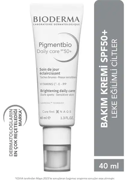 Pigmentbio Daily Care SPF50: İleri Düzey Güneş Koruyucu ve Cilt Gentler