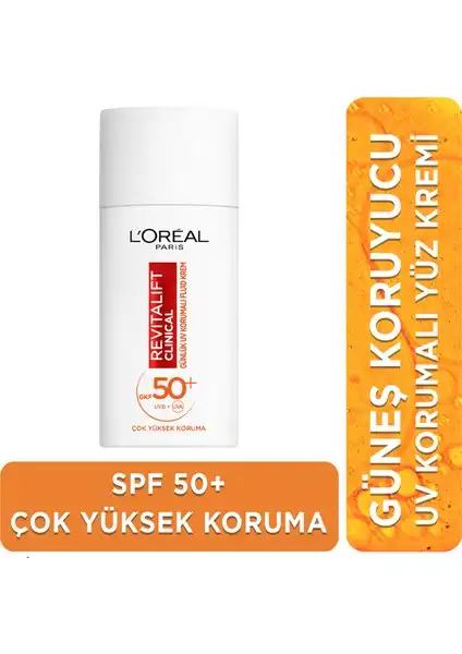 Revitalift Clinical SPF 50+: Güneşin Zararlı Etkilerine Karşı Etkili Koruma Sağlayan Cilt Kremleri