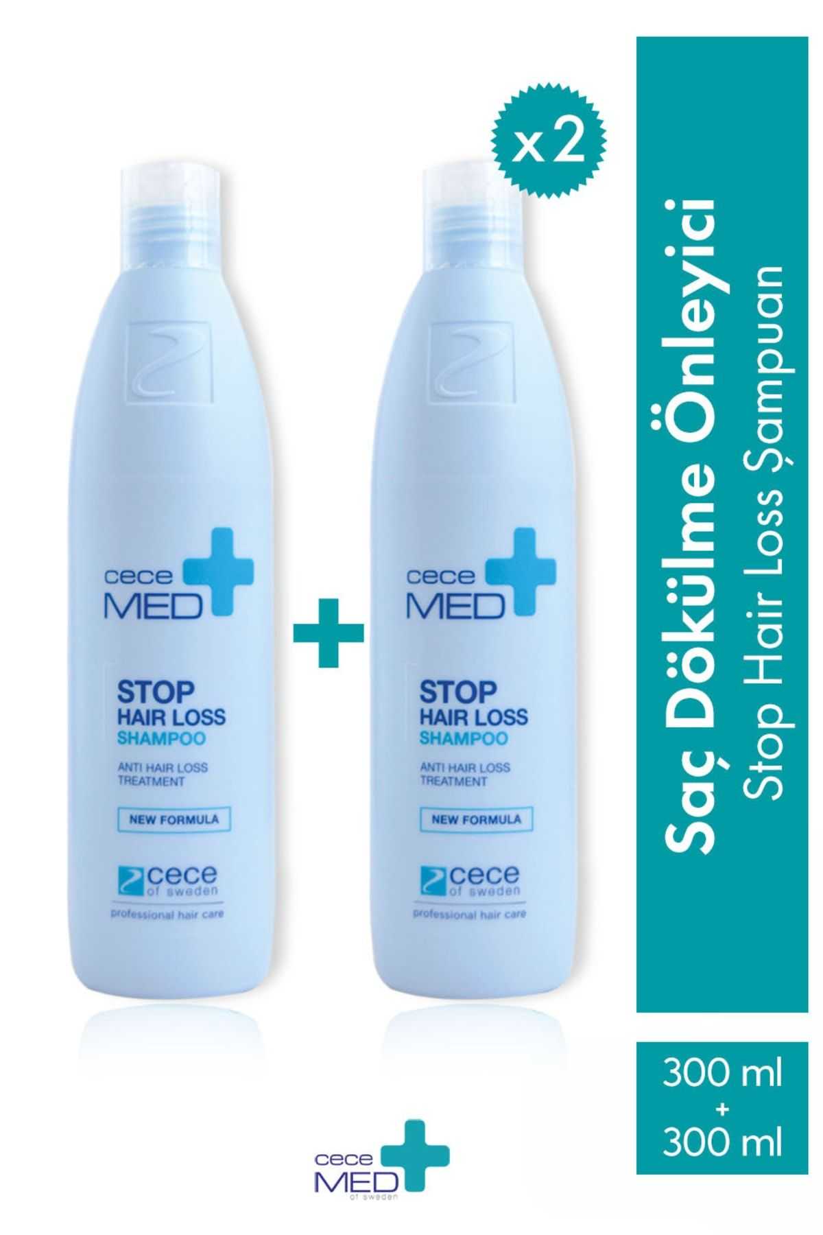 CECEMED Saç Dökülme Karşıtı Şampuan Stop Hair Loss Shampoo 300 Ml 2 Adet 59075065340062
