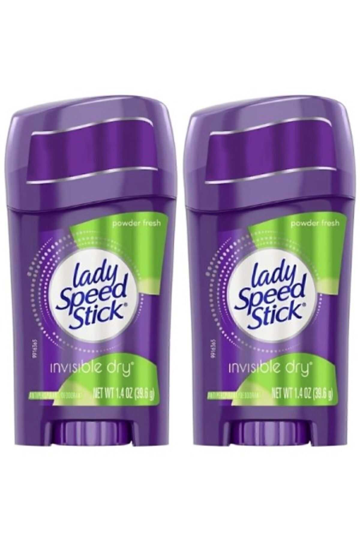 Lady Speed Stick Powder Fresh Deodorant 39.6 gr X 2 Adet