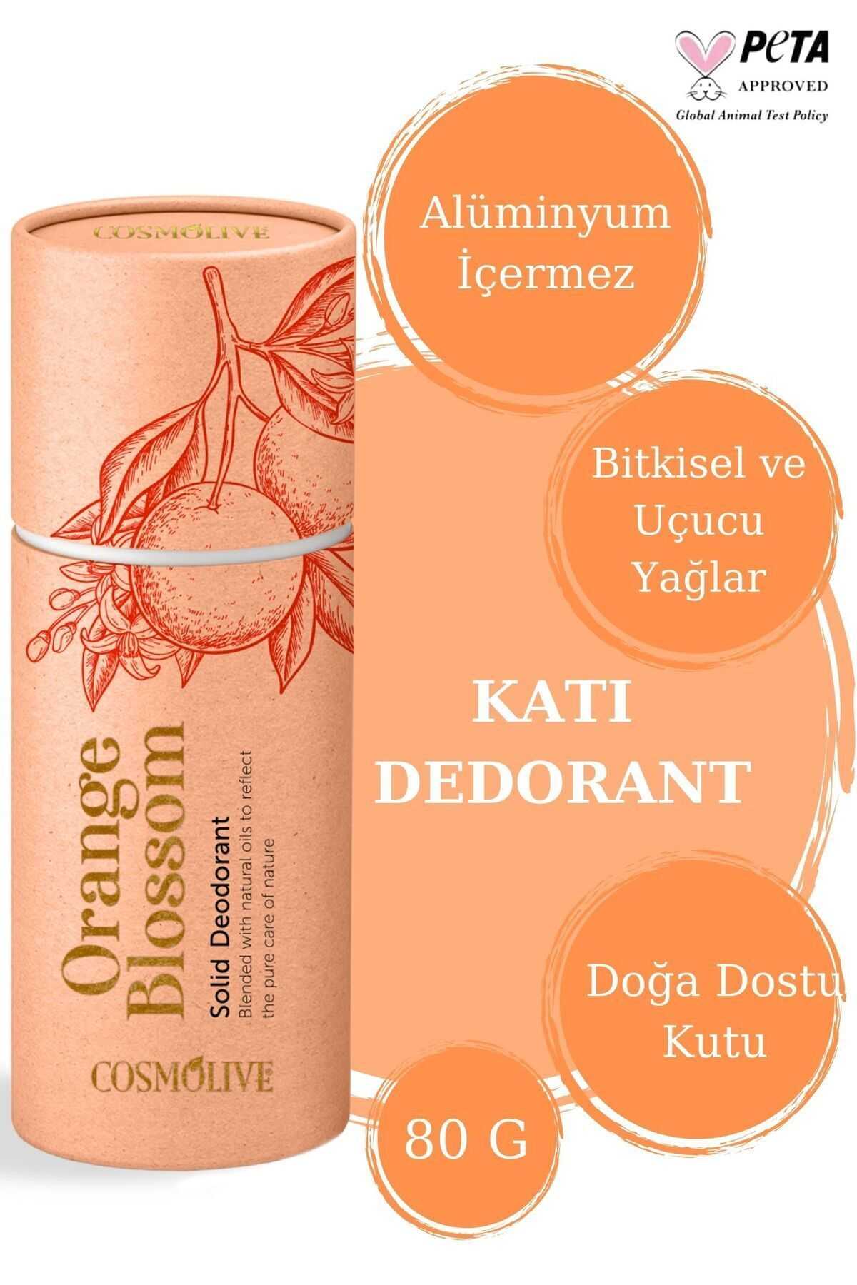 Cosmolive Doğal Roll On Stick Koltuk Alti Deodorant Organik Rolon Rollon Kokusuz Portakal Çiçeği 80gr