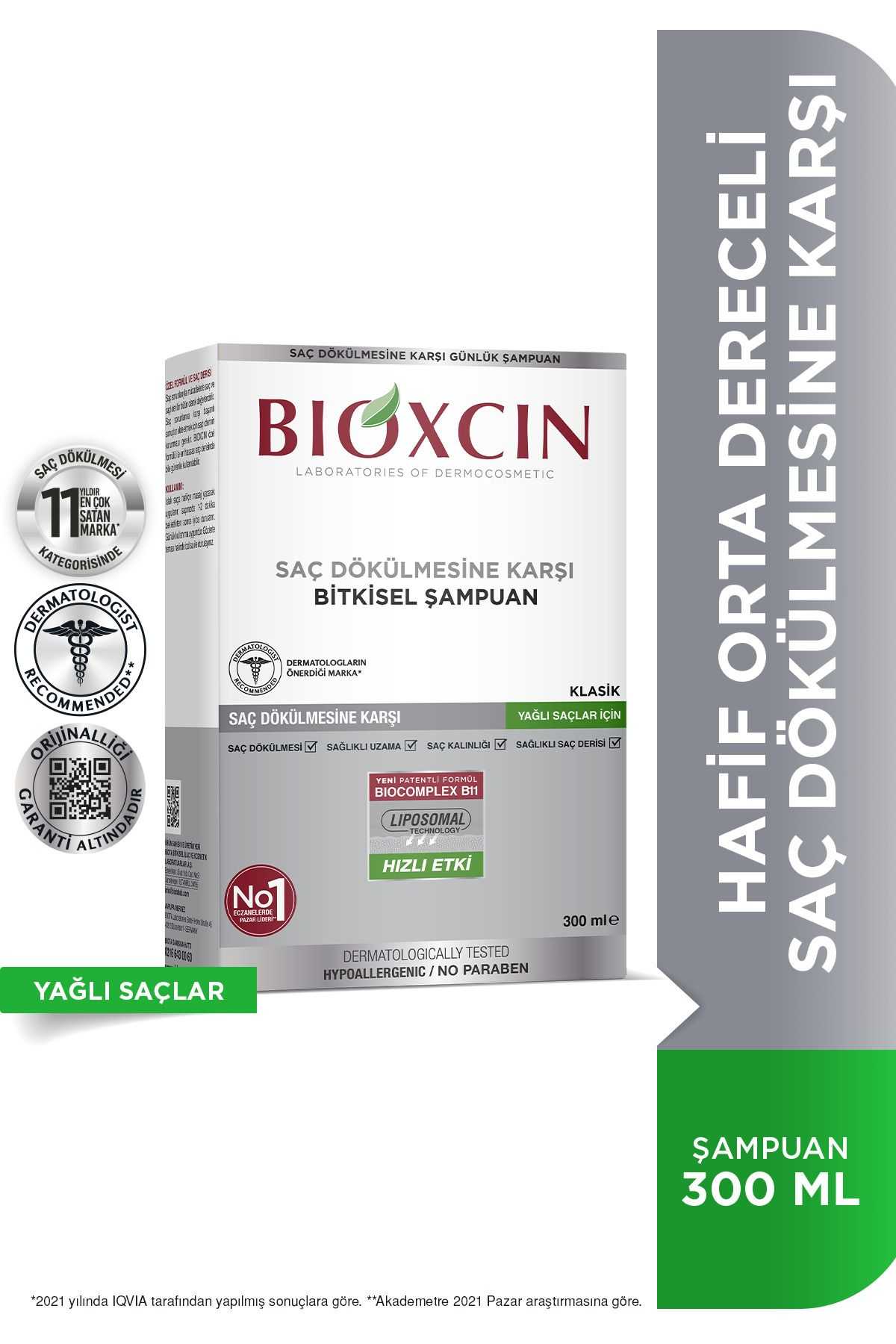 Bioxcin Klasik Şampuan 300ml. Yağlı Saçlar Için