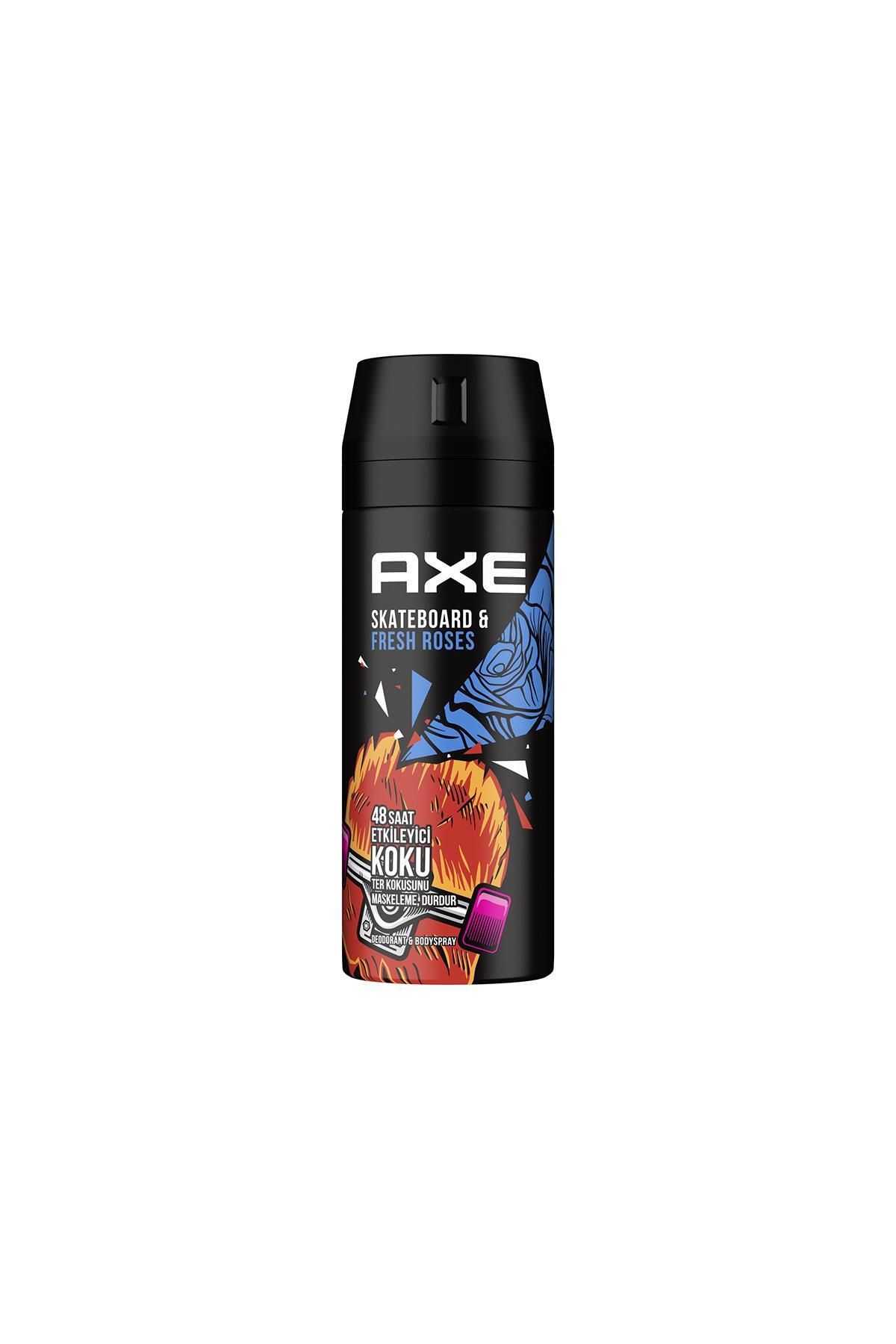 Axe Skateboard & Fresh Roses Erkek Deodorant Sprey 150 ml