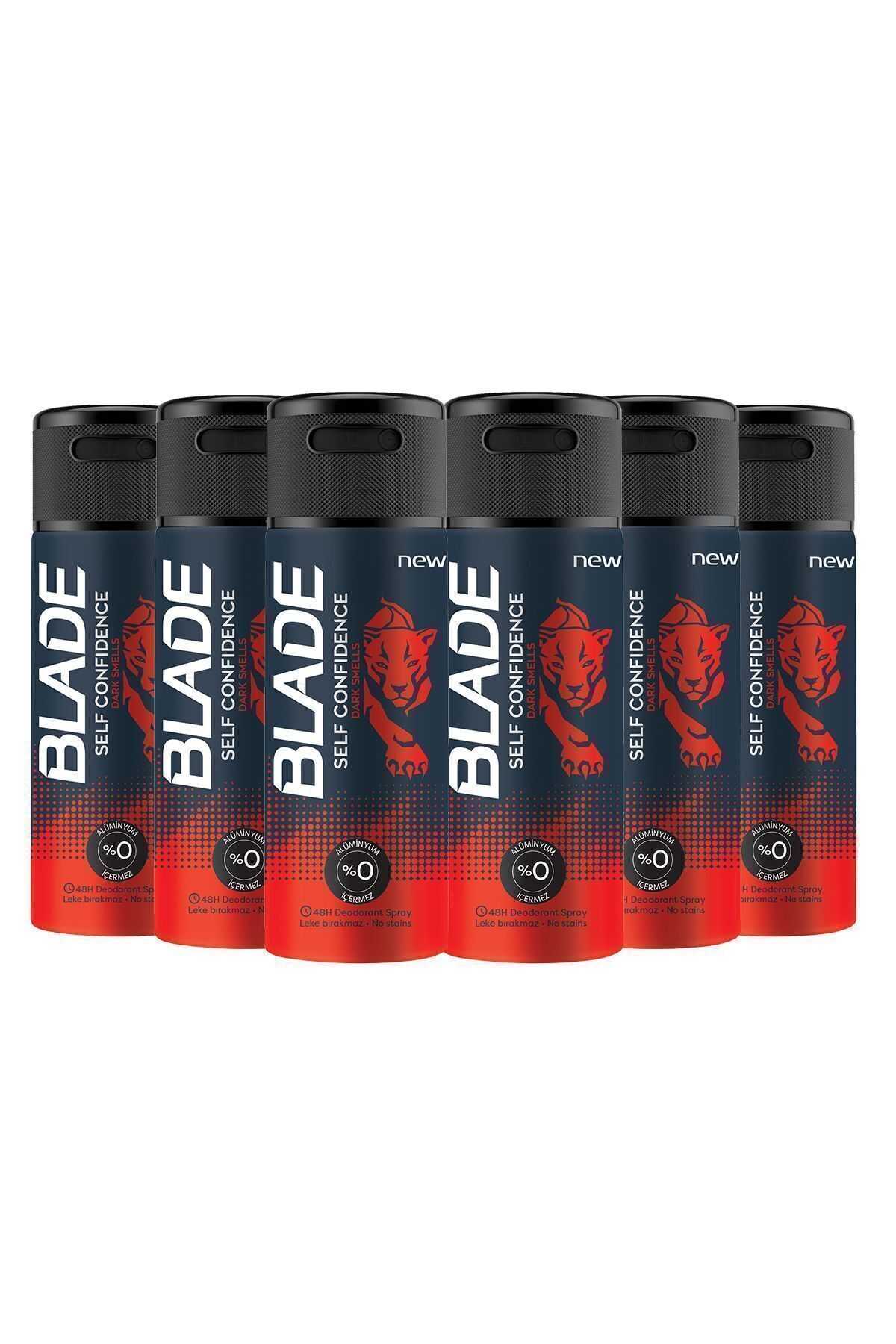 Blade Self Confidence Erkek Deodorant 6x150ml
