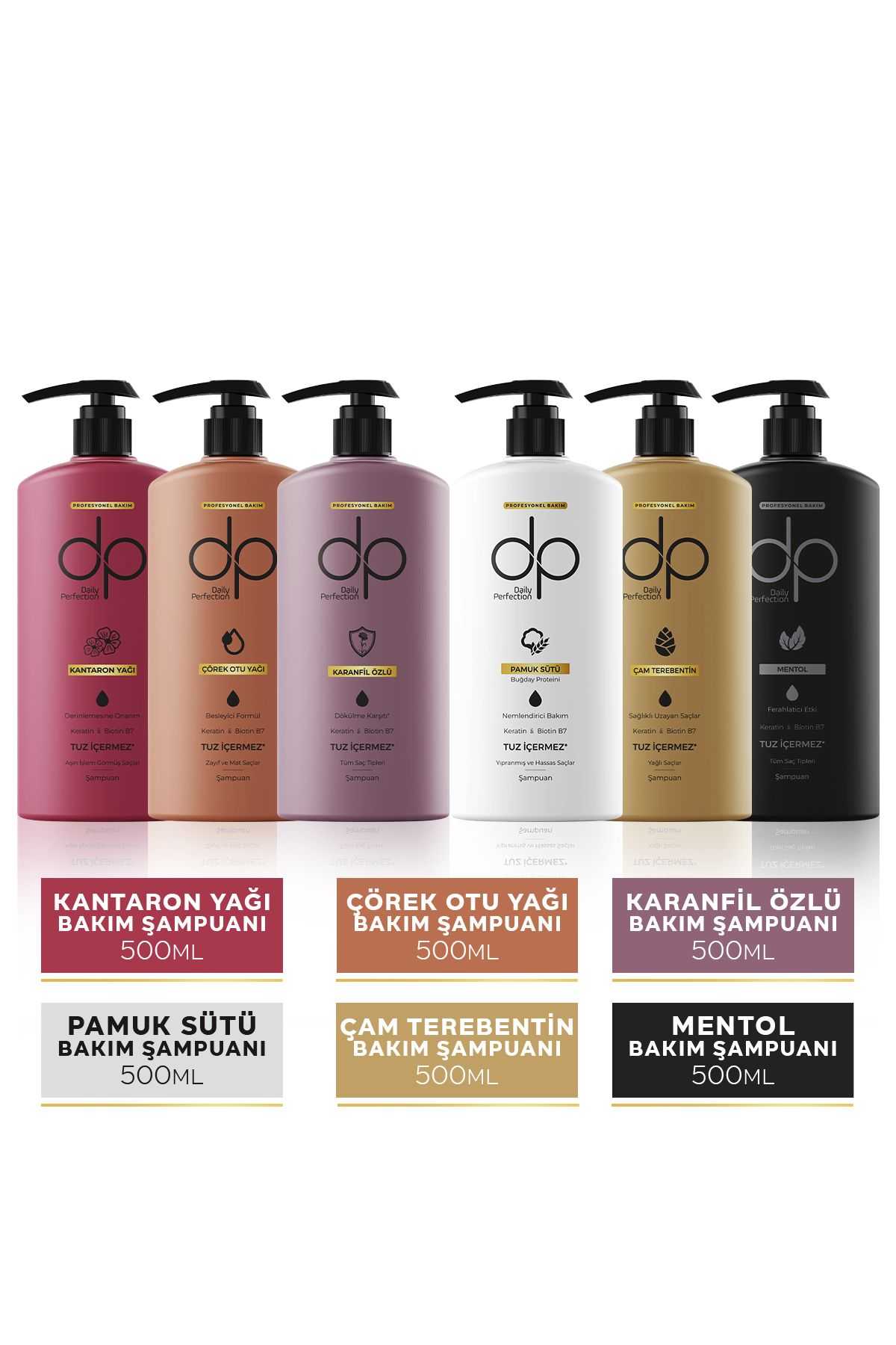 DP Şampuan Karışık Set 500 ml X 6 Adet
