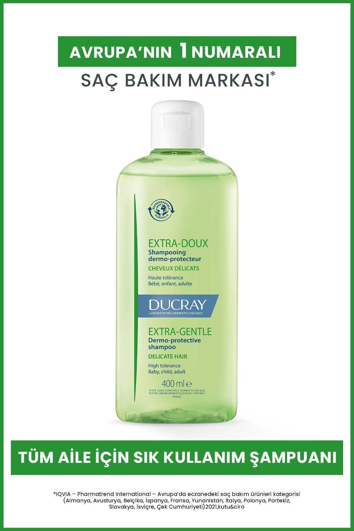 Ducray Extra Doux Tüm Aile İçin Günlük Bakım Şampuanı 400ml