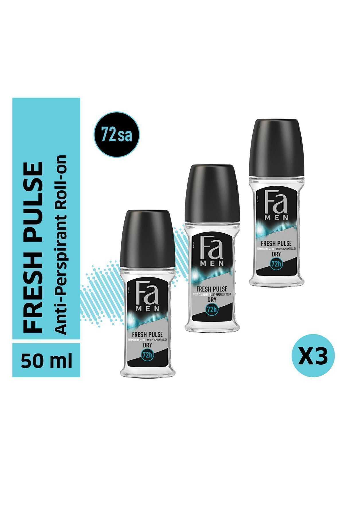 Fa Erkek Fresh Pulse Roll-on X3 Adet
