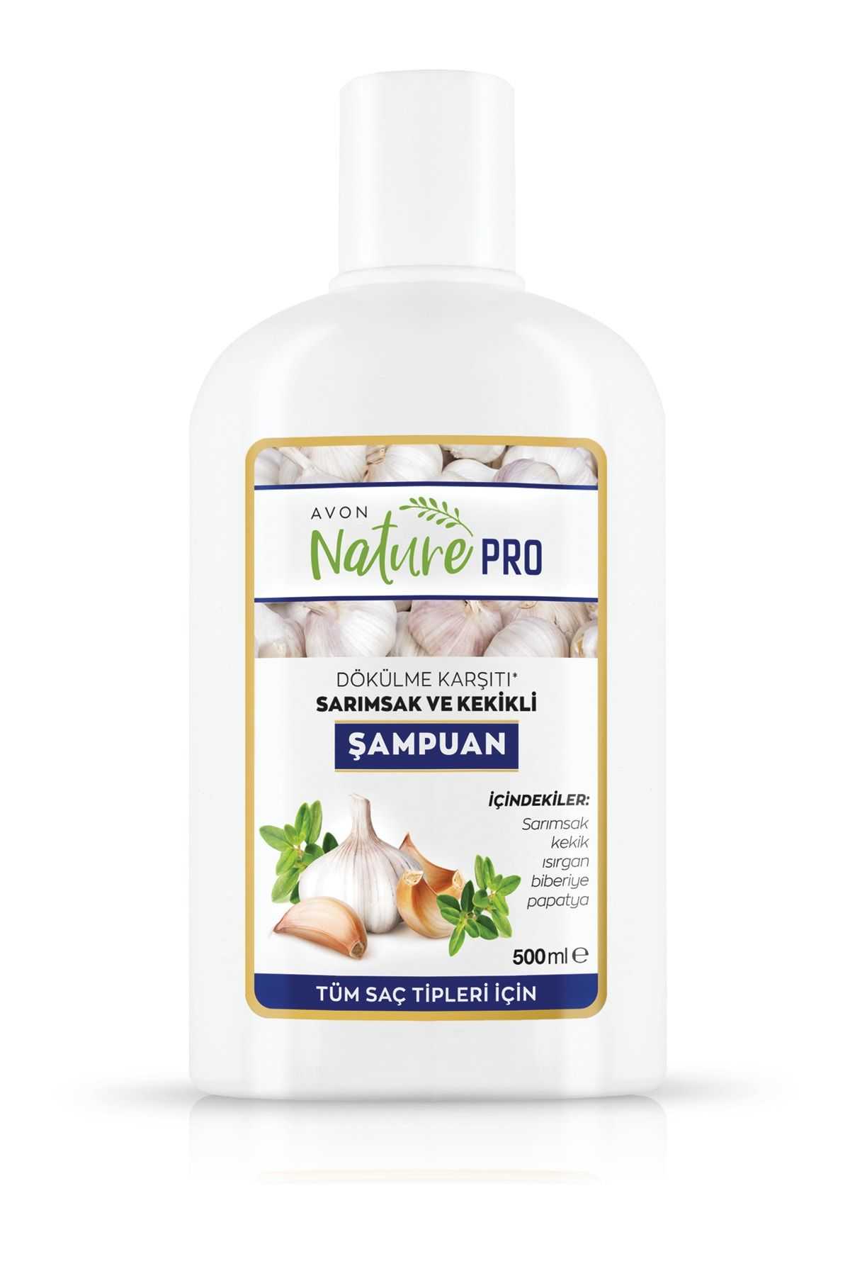 Avon Naturepro Sarımsak ve Kekikli Şampuan 500ml