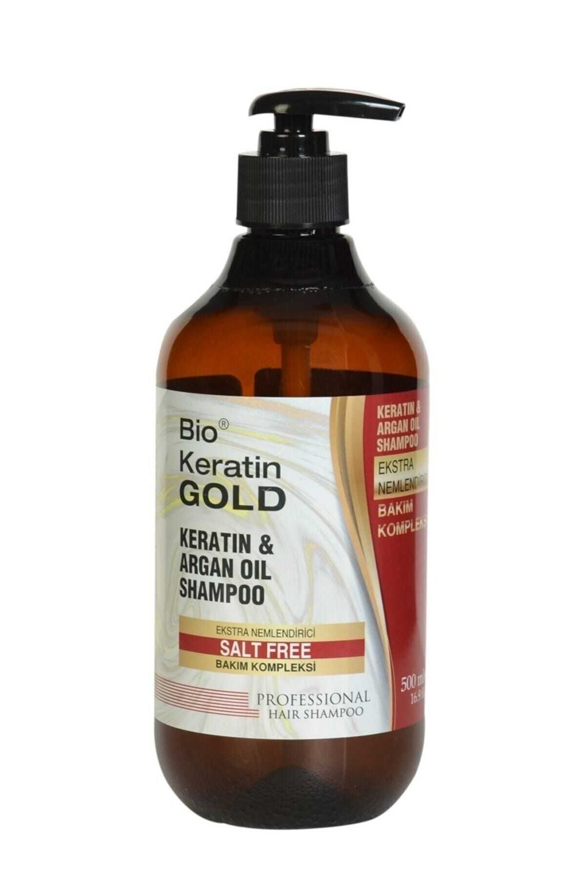 Bio Keratin Gold Keratin  Argan Yağlı Tuzsuz Şampuan 500 ml