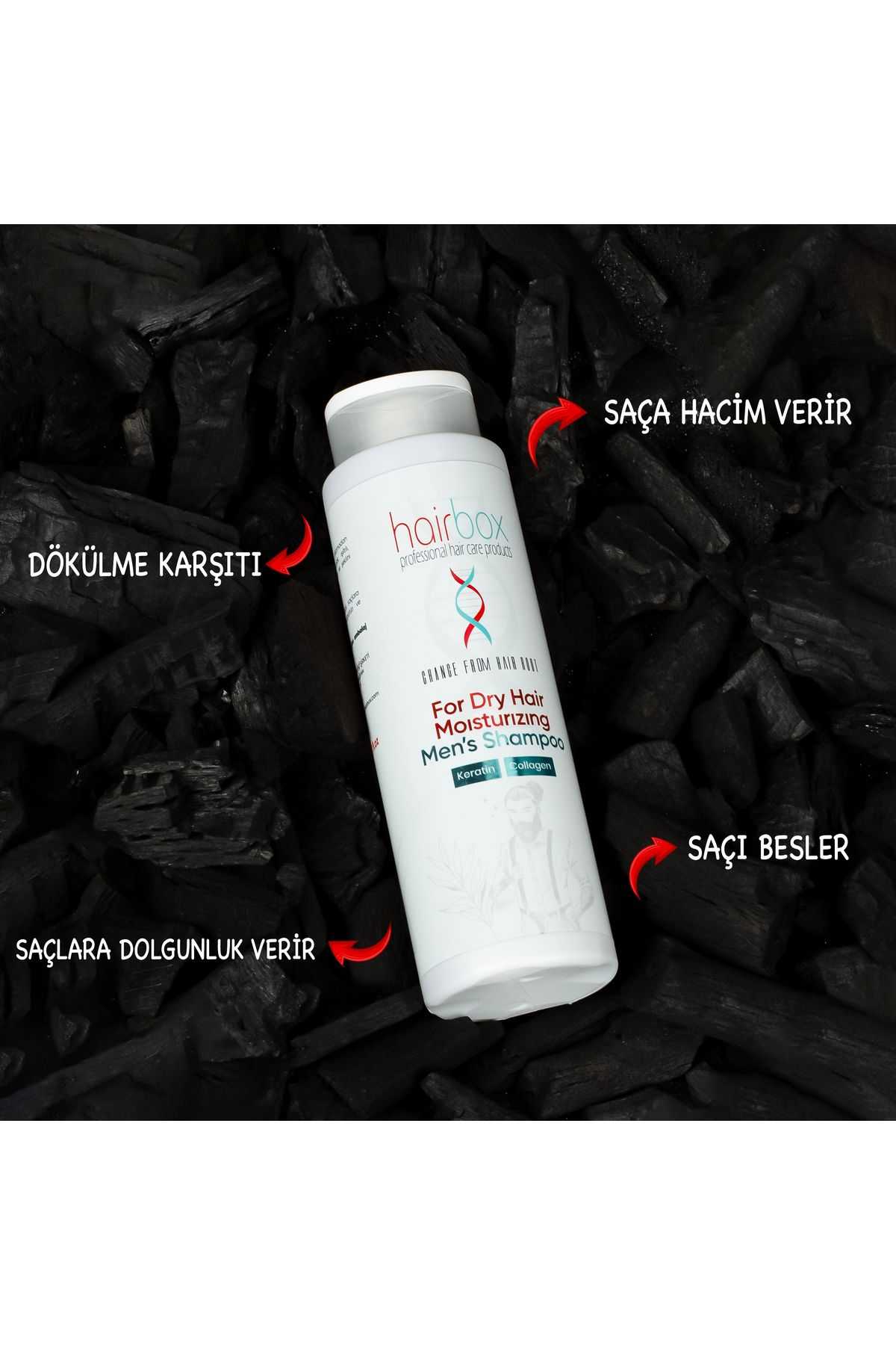 hairbox professional hair care products Hairbox Erkekler Için Şampuan , Saç Dökülmesi Karşıtı , Saç Bakım , Erkekler Için Özel Saç Sertliği