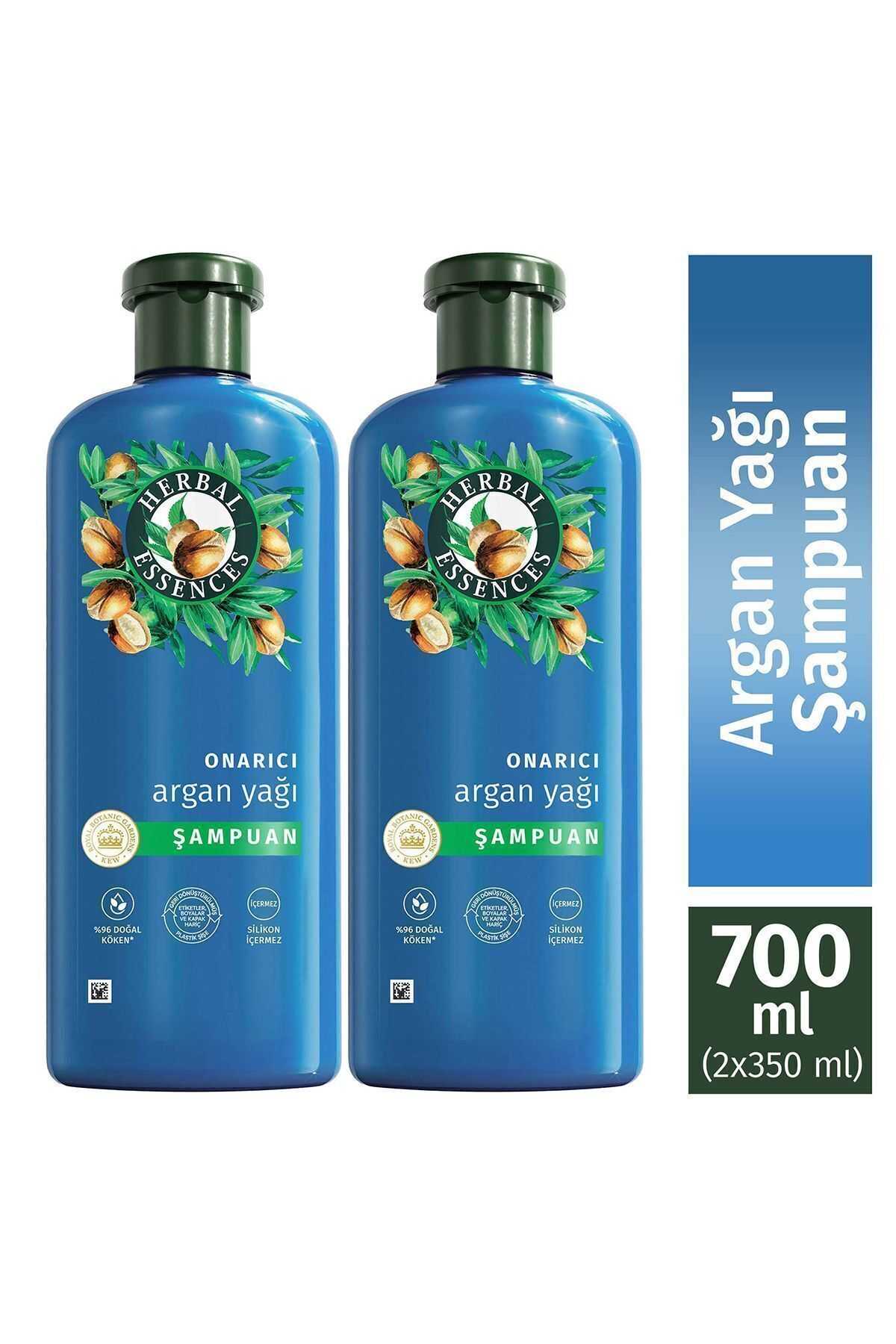 Herbal Essences Onarıcı Argan Yağı Şampuan 350 ml x2
