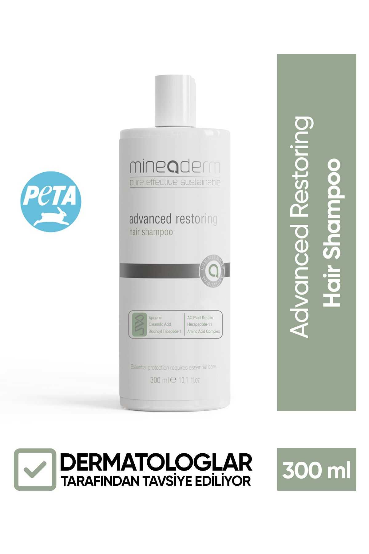 mineaderm Saç Dökülme Karşıtı Onarıcı Bakım Şampuanı Advanced Restoring Shampoo