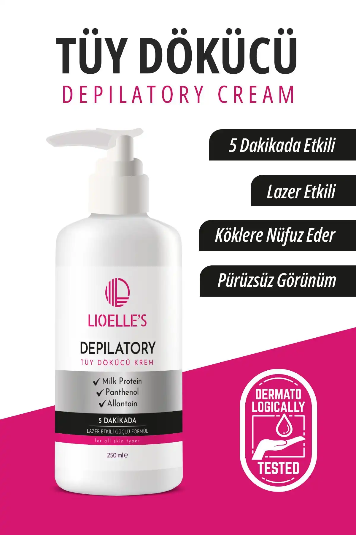 Lioelles ve Sherka Lazer Etkili Tüy Dökücü Kremlerinin Etkileri ve Karşılaştırması