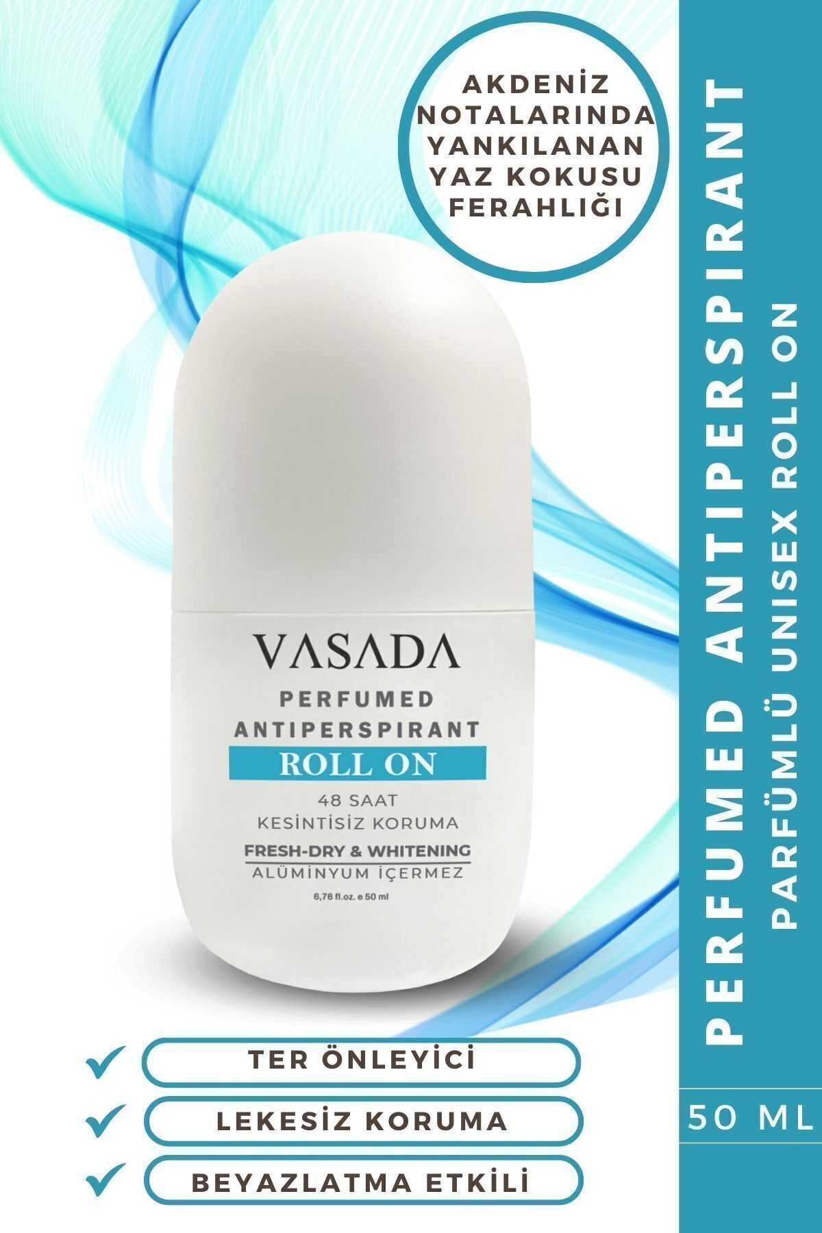 Vasada Ter Kokusu Önleyici Beyazlatıcı Alüminyum Içermeyen Unisex Roll-on 50 ml