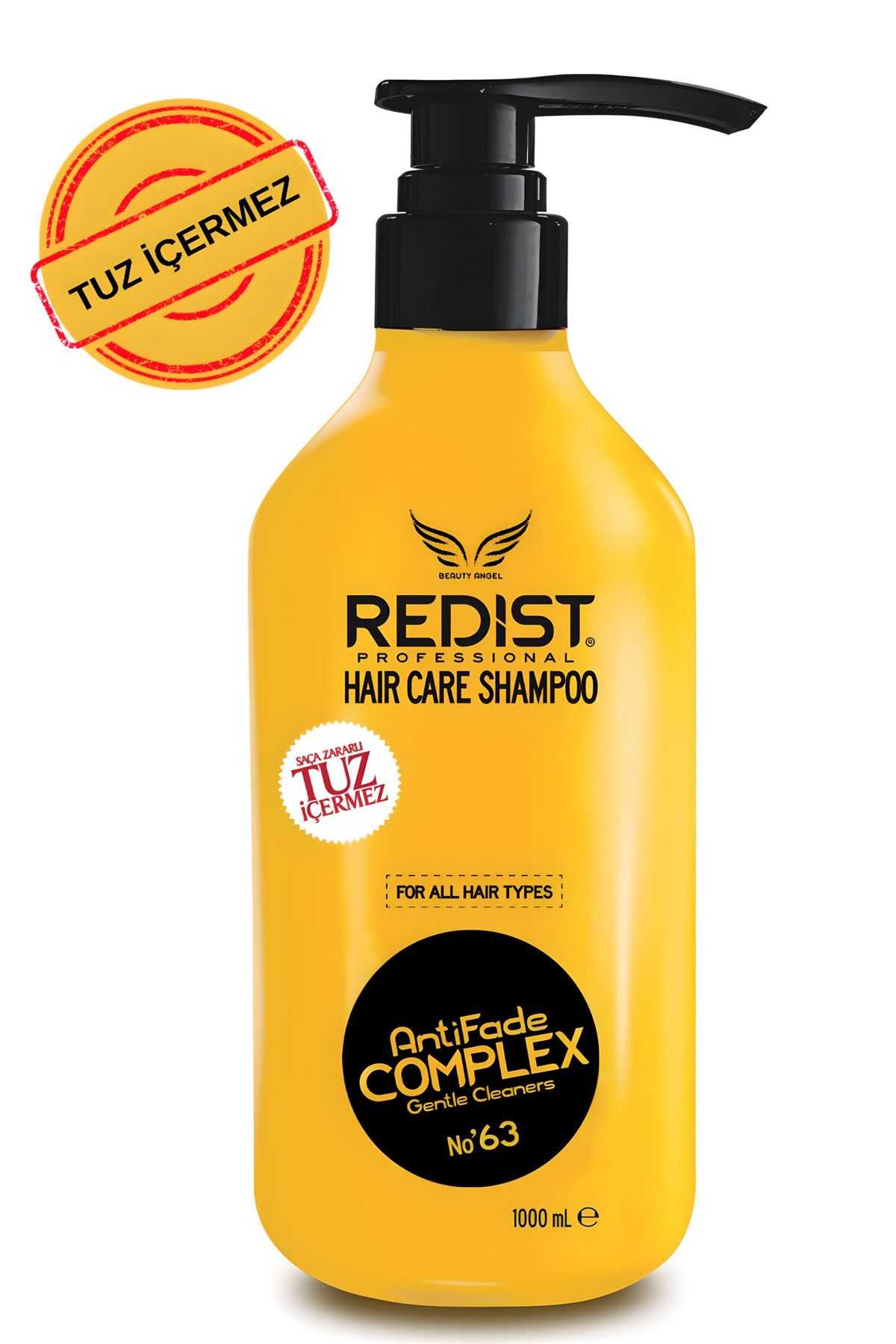 Redist Hassas Ve Yıpranmış Saçlara Karşı Etkili Tuzsuz & Sülfatsız Şampuan - Vegan Formül 1000 ml