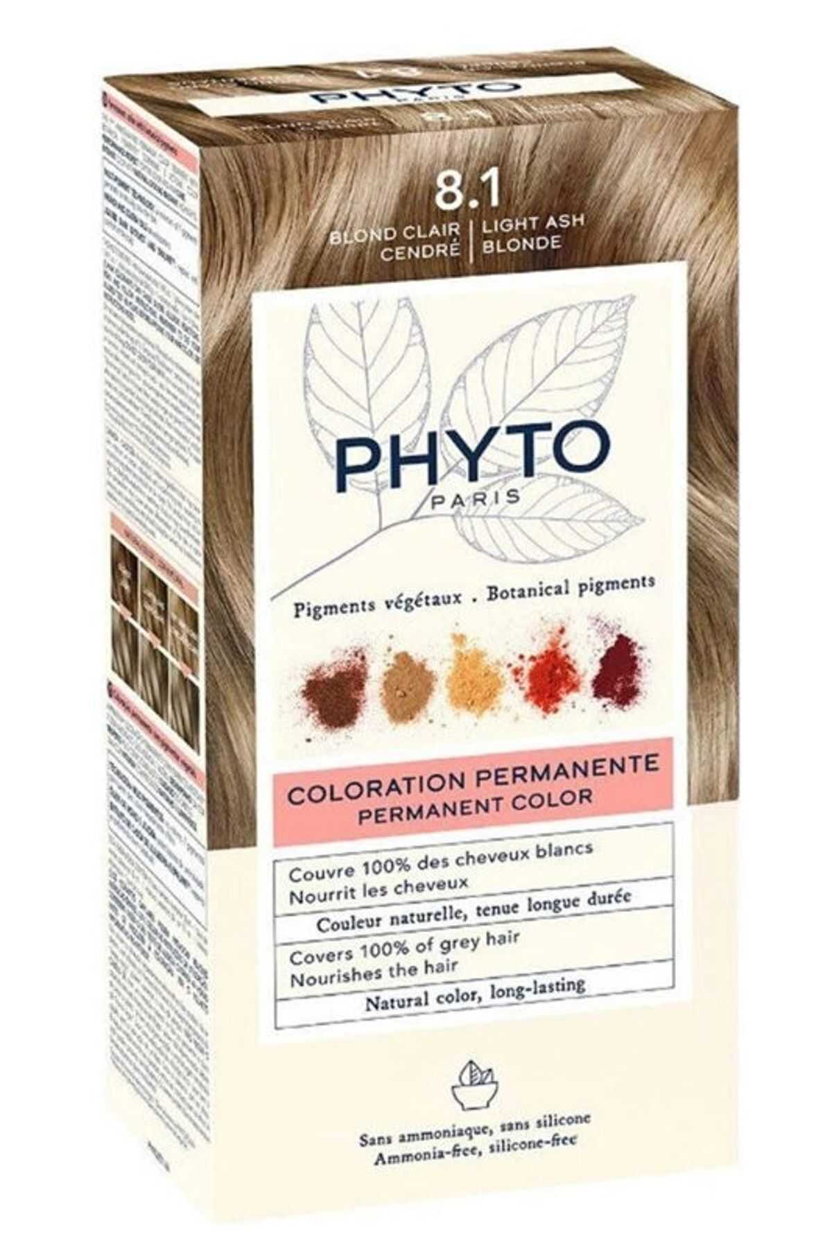 Phyto Color Bitkisel Saç Boyası - 8.1 Küllü Sarı