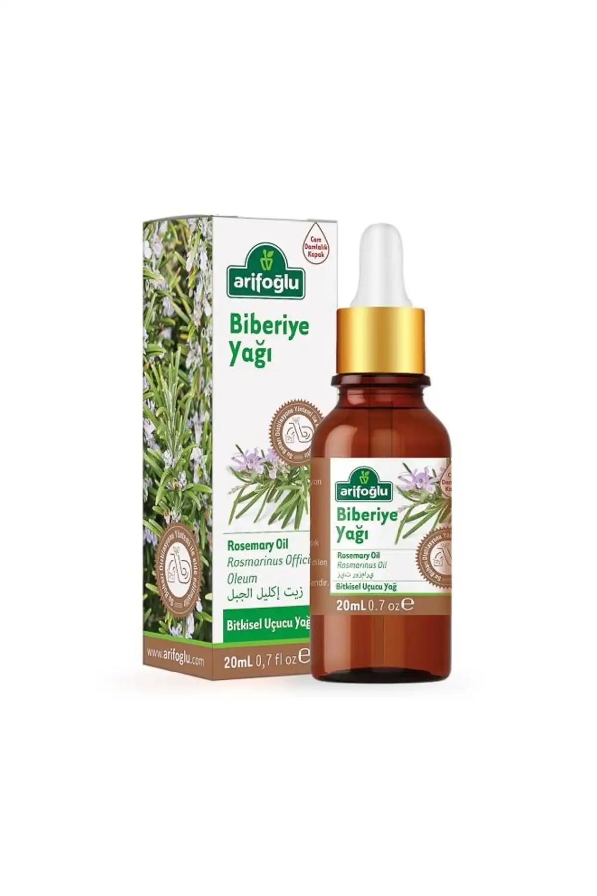 Biberiye Yağı 20ml: Doğal Cilt ve Saç Bakımı