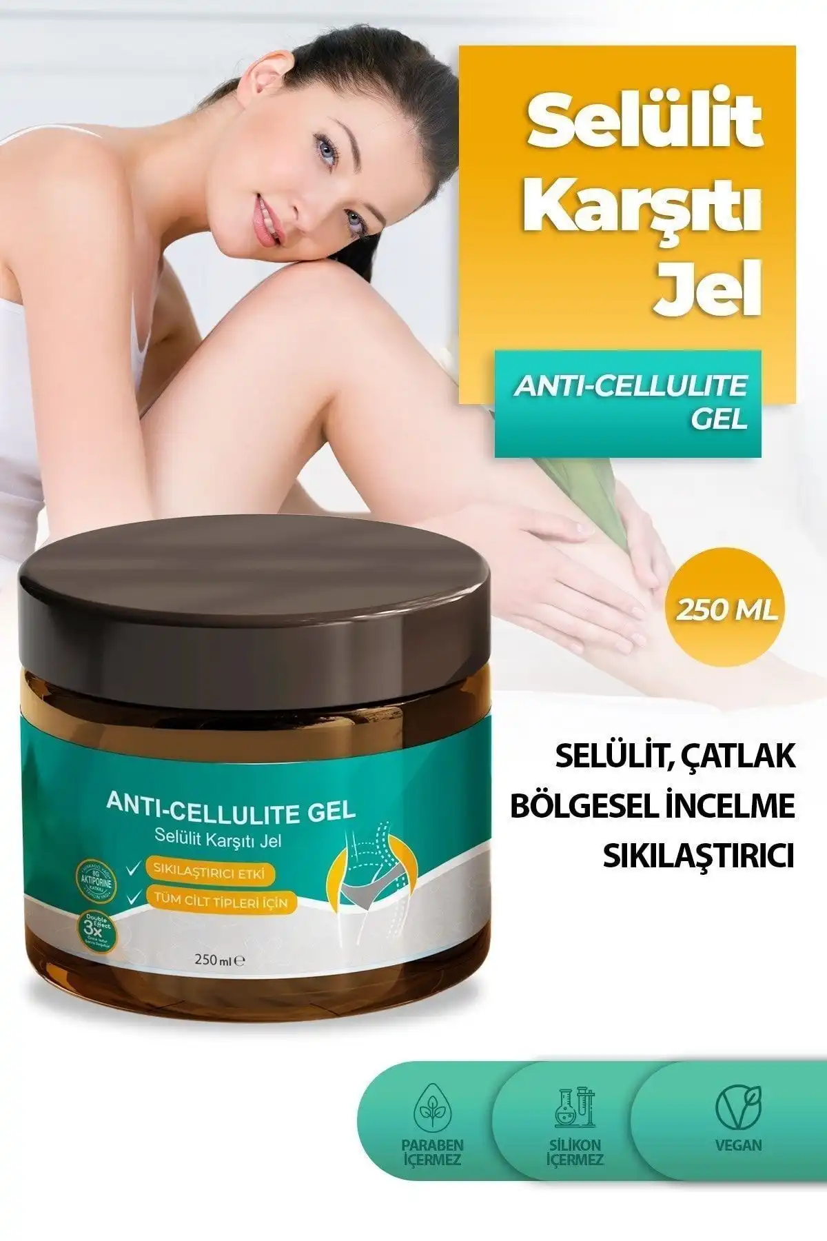 Etkili Vücut Şekillendirici Jel - Selülit ve Çatlak Giderici