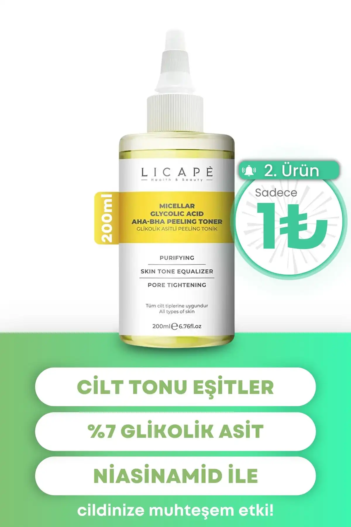 Micellar Glycolic Acid AHA-BHA Peeling Tonic - 200ml Review