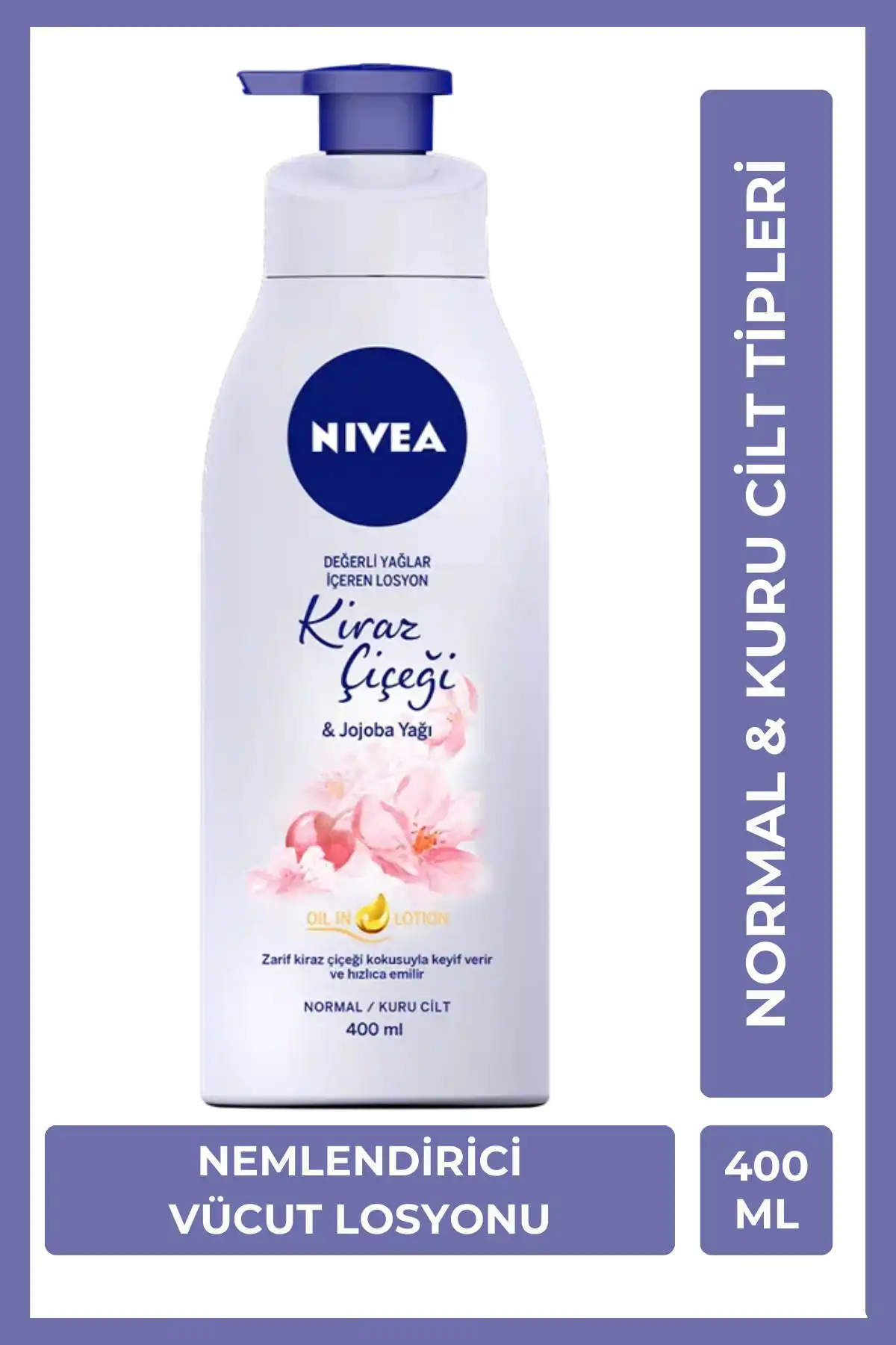 NIVEA Değerli Yağlar İçeren Nemlendirici Vücut Losyonu