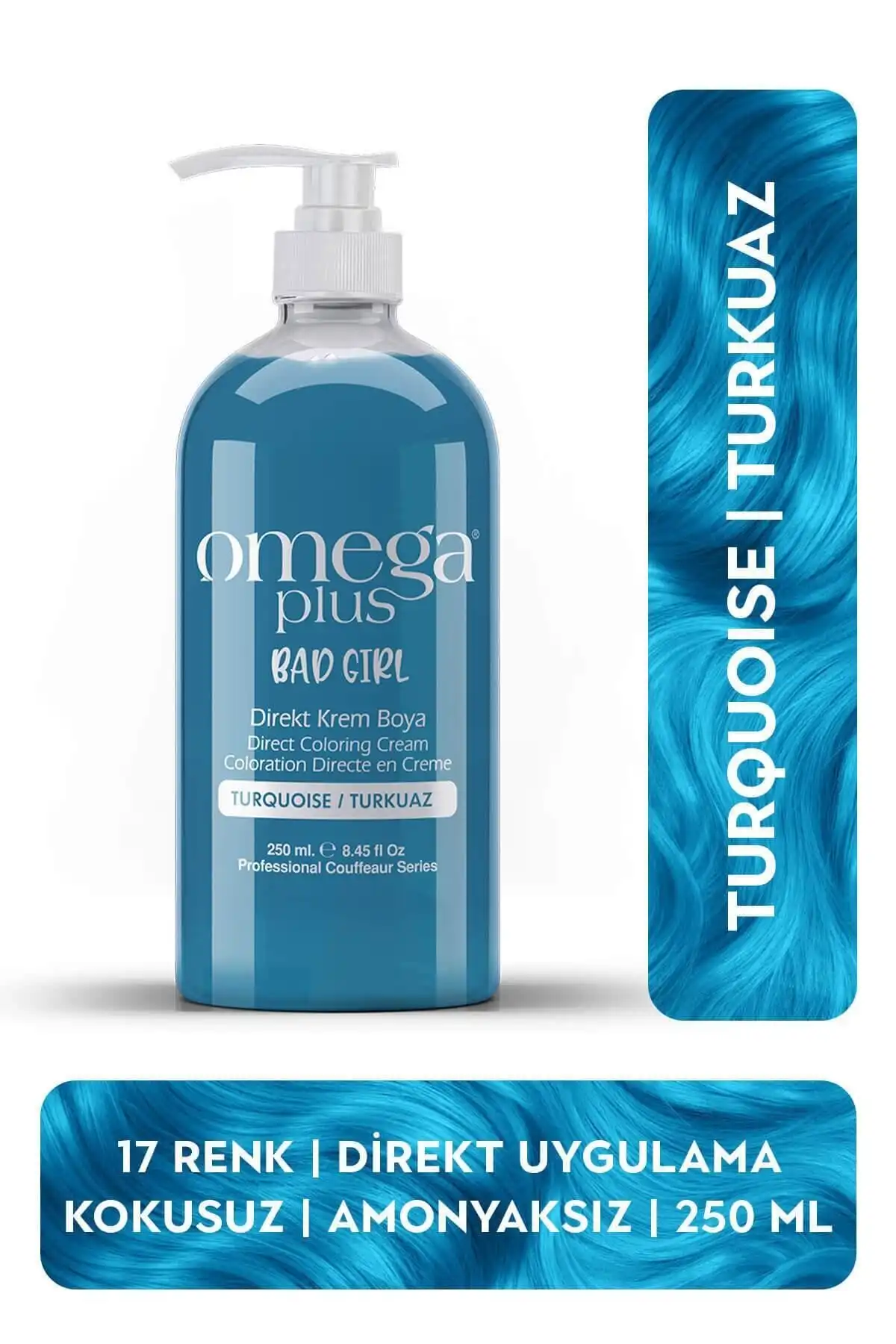 Amonyaksız Omega Plus Bad Girl Turkuaz Saç Boyası İncelemesi ve Kullanım Rehberi