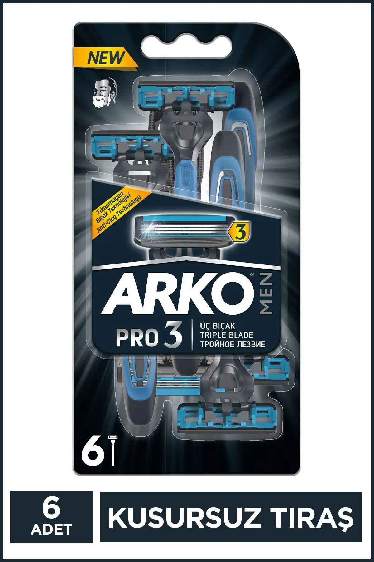 Arko Men Pro3: Konforlu ve Uygun Fiyatlı Tıraş Bıçağı İncelemesi