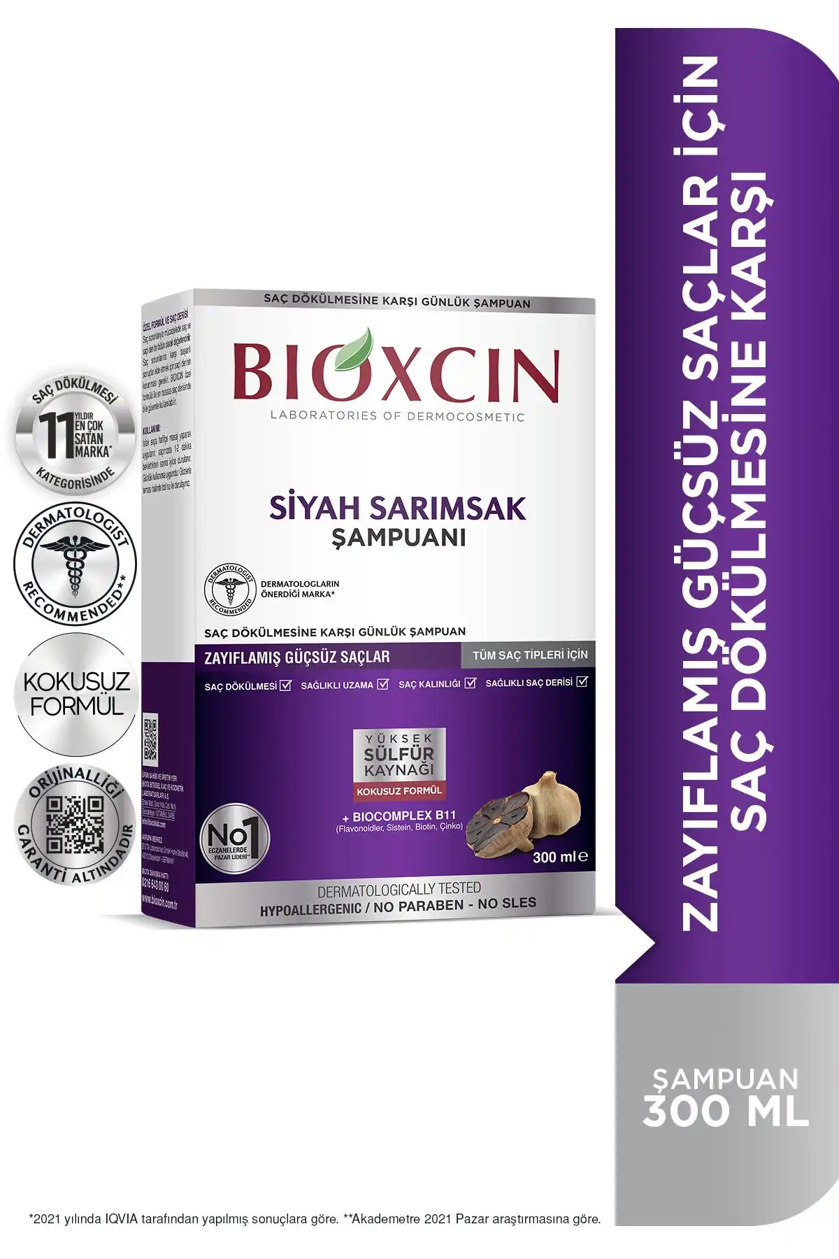 Bioxcin Siyah Sarımsak Şampuanı: Saç Dökülmesine Karşı Etkili Çözüm