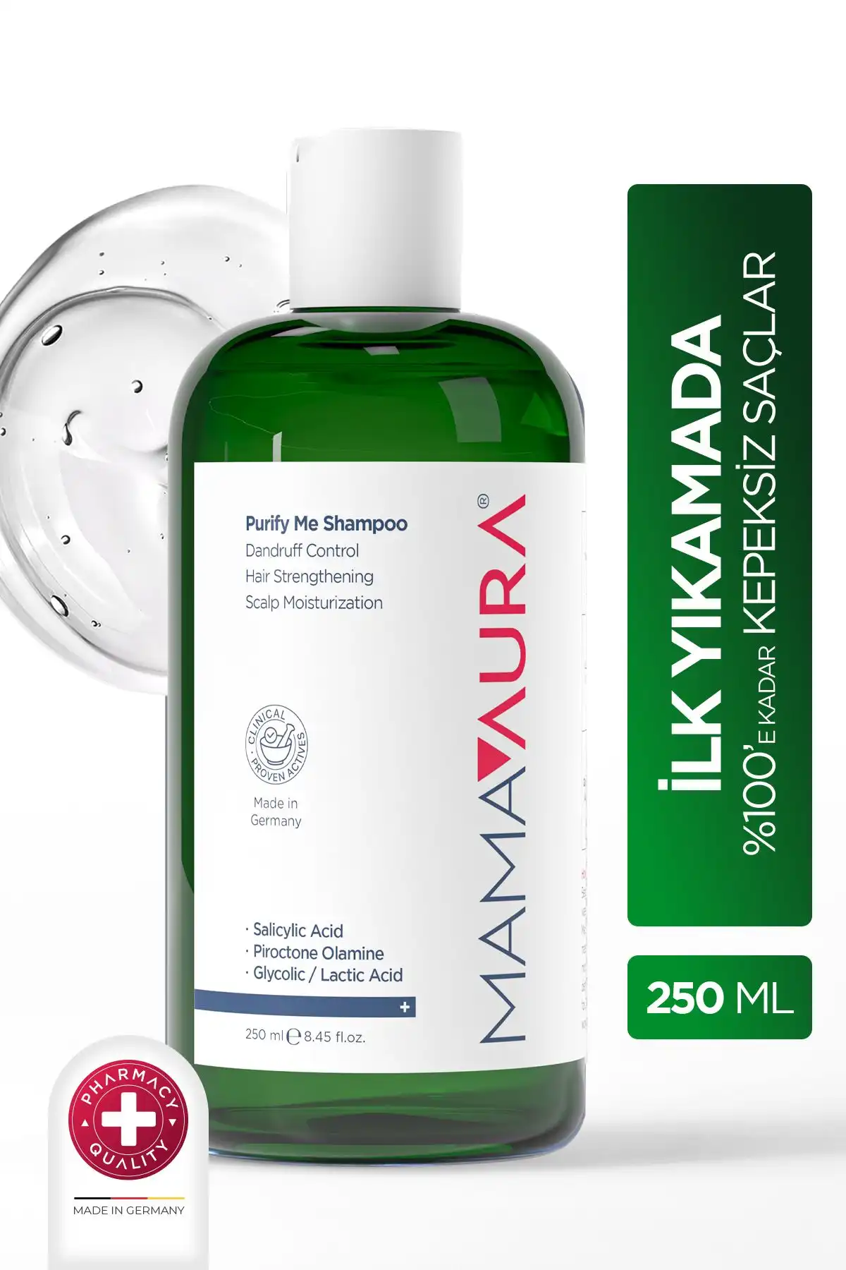 MAMAAURA Purify Me: Kepek Ve Kaşıntı Karşıtı Saç Bakım Şampuanı