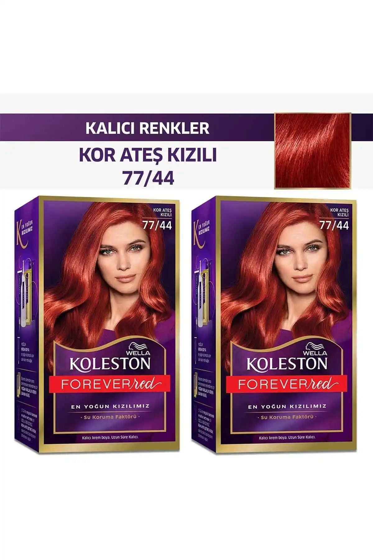 Wella Koleston 77/44 Kor Ateş Kızılı Saç Boyası İncelemesi